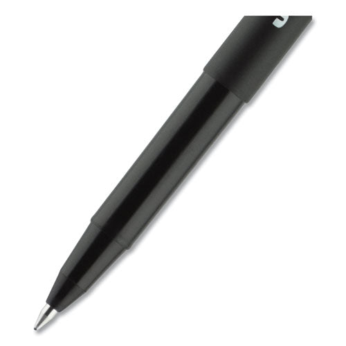 uni-ball® wholesale. UNIBALL Onyx Stick Roller Ball Pen, Fine 0.7 Mm, Black Ink, Black Matte Barrel, Dozen. HSD Wholesale: Janitorial Supplies, Breakroom Supplies, Office Supplies.