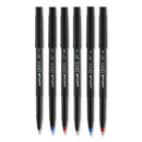 uni-ball® wholesale. UNIBALL Onyx Stick Roller Ball Pen, Fine 0.7 Mm, Red Ink, Black Matte Barrel, Dozen. HSD Wholesale: Janitorial Supplies, Breakroom Supplies, Office Supplies.