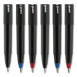 uni-ball® wholesale. UNIBALL Onyx Stick Roller Ball Pen, Fine 0.7 Mm, Blue Ink, Black Matte Barrel, Dozen. HSD Wholesale: Janitorial Supplies, Breakroom Supplies, Office Supplies.