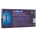 uni-ball® wholesale. UNIBALL Stick Roller Ball Pen, Micro 0.5mm, Blue Ink, Black Matte Barrel, Dozen. HSD Wholesale: Janitorial Supplies, Breakroom Supplies, Office Supplies.