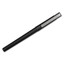uni-ball® wholesale. UNIBALL Stick Roller Ball Pen, Micro 0.5mm, Green Ink, Black Matte Barrel, Dozen. HSD Wholesale: Janitorial Supplies, Breakroom Supplies, Office Supplies.
