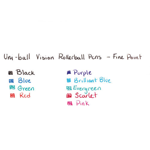 uni-ball® wholesale. UNIBALL Vision Stick Roller Ball Pen, Fine 0.7 Mm, Majestic Purple Ink, Gray Barrel, Dozen. HSD Wholesale: Janitorial Supplies, Breakroom Supplies, Office Supplies.