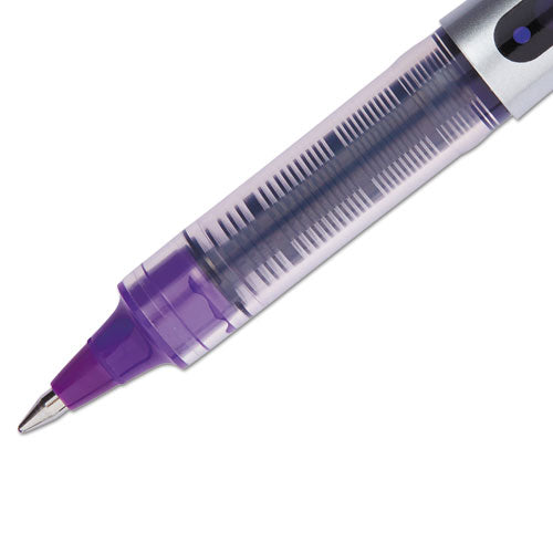 uni-ball® wholesale. UNIBALL Vision Stick Roller Ball Pen, Fine 0.7 Mm, Majestic Purple Ink, Gray Barrel, Dozen. HSD Wholesale: Janitorial Supplies, Breakroom Supplies, Office Supplies.