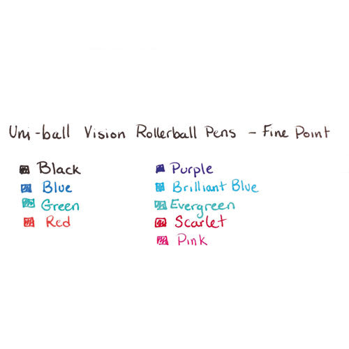 uni-ball® wholesale. UNIBALL Vision Stick Roller Ball Pen, Fine 0.7 Mm, Passion Pink Ink, Gray Barrel, Dozen. HSD Wholesale: Janitorial Supplies, Breakroom Supplies, Office Supplies.