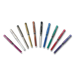 uni-ball® wholesale. UNIBALL Impact Stick Gel Pen, Medium 1mm, Silver Metallic Ink, Silver Barrel. HSD Wholesale: Janitorial Supplies, Breakroom Supplies, Office Supplies.