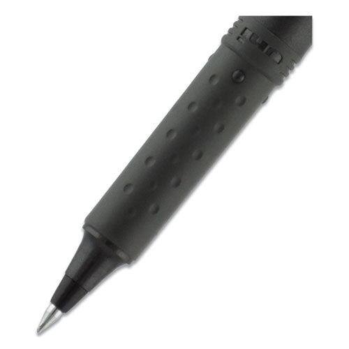 uni-ball® wholesale. UNIBALL Grip Stick Roller Ball Pen, Micro 0.5 Mm, Black Ink-barrel, Dozen. HSD Wholesale: Janitorial Supplies, Breakroom Supplies, Office Supplies.