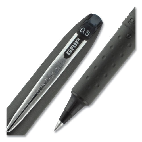 uni-ball® wholesale. UNIBALL Grip Stick Roller Ball Pen, Micro 0.5 Mm, Blue Ink-barrel, Dozen. HSD Wholesale: Janitorial Supplies, Breakroom Supplies, Office Supplies.