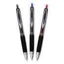 uni-ball® wholesale. UNIBALL Signo 207 Retractable Gel Pen, Micro 0.5 Mm, Black Ink, Smoke-black Barrel, Dozen. HSD Wholesale: Janitorial Supplies, Breakroom Supplies, Office Supplies.