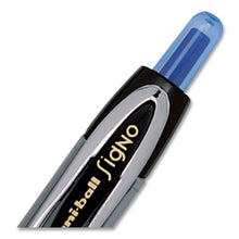 Load image into Gallery viewer, uni-ball® wholesale. UNIBALL Signo 207 Retractable Gel Pen, Micro 0.5 Mm, Blue Ink, Smoke-black-blue Barrel, Dozen. HSD Wholesale: Janitorial Supplies, Breakroom Supplies, Office Supplies.