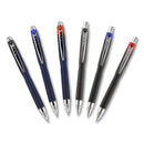 uni-ball® wholesale. UNIBALL Jetstream Retractable Ballpoint Pen, Fine 0.7 Mm, Black Ink, Blue Barrel. HSD Wholesale: Janitorial Supplies, Breakroom Supplies, Office Supplies.