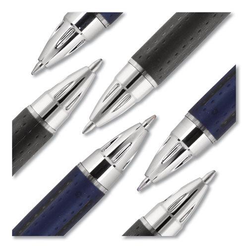 uni-ball® wholesale. UNIBALL Jetstream Retractable Ballpoint Pen, Fine 0.7 Mm, Black Ink, Blue Barrel. HSD Wholesale: Janitorial Supplies, Breakroom Supplies, Office Supplies.