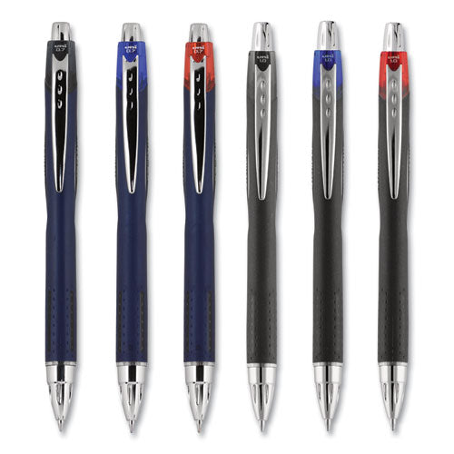 uni-ball® wholesale. UNIBALL Jetstream Retractable Ballpoint Pen, Fine 0.7 Mm, Blue Ink, Blue Barrel. HSD Wholesale: Janitorial Supplies, Breakroom Supplies, Office Supplies.