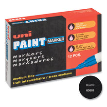 Load image into Gallery viewer, uni®-Paint wholesale. Permanent Marker, Medium Bullet Tip, Black. HSD Wholesale: Janitorial Supplies, Breakroom Supplies, Office Supplies.