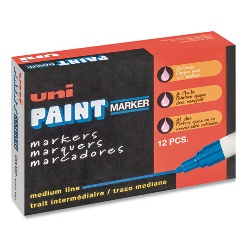 uni®-Paint wholesale. Permanent Marker, Medium Bullet Tip, Red. HSD Wholesale: Janitorial Supplies, Breakroom Supplies, Office Supplies.