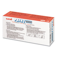 Load image into Gallery viewer, uni®-Paint wholesale. Permanent Marker, Broad Chisel Tip, White. HSD Wholesale: Janitorial Supplies, Breakroom Supplies, Office Supplies.