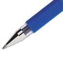 uni-ball® wholesale. UNIBALL Signo Grip Stick Gel Pen, Medium 0.7mm, Blue Ink, Silver-blue Barrel, Dozen. HSD Wholesale: Janitorial Supplies, Breakroom Supplies, Office Supplies.