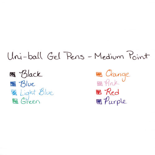 uni-ball® wholesale. UNIBALL Signo Grip Stick Gel Pen, Medium 0.7mm, Blue Ink, Silver-blue Barrel, Dozen. HSD Wholesale: Janitorial Supplies, Breakroom Supplies, Office Supplies.