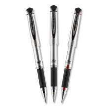 Load image into Gallery viewer, uni-ball® wholesale. UNIBALL 207 Impact Stick Gel Pen, Bold 1mm, Black Ink, Silver-black Barrel. HSD Wholesale: Janitorial Supplies, Breakroom Supplies, Office Supplies.