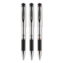 Load image into Gallery viewer, uni-ball® wholesale. UNIBALL 207 Impact Stick Gel Pen, Bold 1mm, Black Ink, Silver-black Barrel. HSD Wholesale: Janitorial Supplies, Breakroom Supplies, Office Supplies.