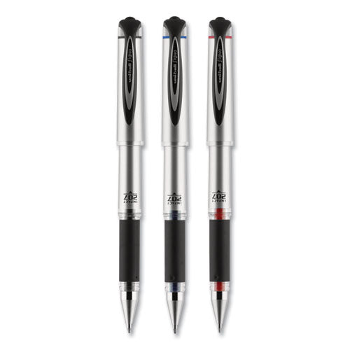 uni-ball® wholesale. UNIBALL 207 Impact Stick Gel Pen, Bold 1mm, Red Ink, Black Barrel. HSD Wholesale: Janitorial Supplies, Breakroom Supplies, Office Supplies.