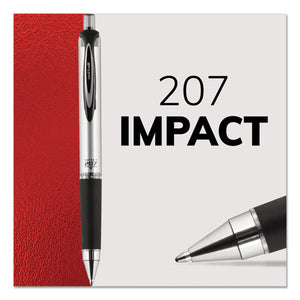 uni-ball® wholesale. UNIBALL 207 Impact Retractable Gel Pen, Bold 1mm, Red Ink, Black-red Barrel. HSD Wholesale: Janitorial Supplies, Breakroom Supplies, Office Supplies.