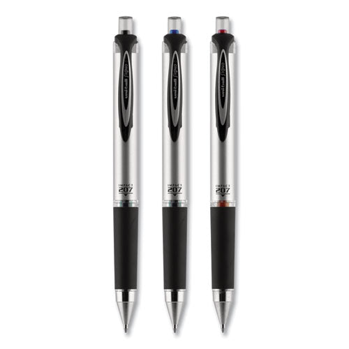 uni-ball® wholesale. UNIBALL 207 Impact Retractable Gel Pen, Bold 1mm, Red Ink, Black-red Barrel. HSD Wholesale: Janitorial Supplies, Breakroom Supplies, Office Supplies.