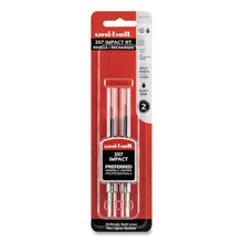 Load image into Gallery viewer, uni-ball® wholesale. UNIBALL Refill For Gel 207 Impact Rt Roller Ball Pens, Bold Point, Black Ink, 2-pack. HSD Wholesale: Janitorial Supplies, Breakroom Supplies, Office Supplies.