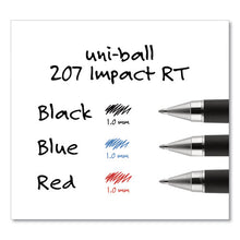 Load image into Gallery viewer, uni-ball® wholesale. UNIBALL Refill For Gel 207 Impact Rt Roller Ball Pens, Bold Point, Black Ink, 2-pack. HSD Wholesale: Janitorial Supplies, Breakroom Supplies, Office Supplies.