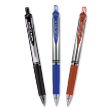 Load image into Gallery viewer, uni-ball® wholesale. UNIBALL Signo Retractable Gel Pen, 0.7mm, Black Ink, Black-metallic Barrel, Dozen. HSD Wholesale: Janitorial Supplies, Breakroom Supplies, Office Supplies.