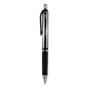 uni-ball® wholesale. UNIBALL Signo Retractable Gel Pen, 0.7mm, Black Ink, Black-metallic Barrel, Dozen. HSD Wholesale: Janitorial Supplies, Breakroom Supplies, Office Supplies.