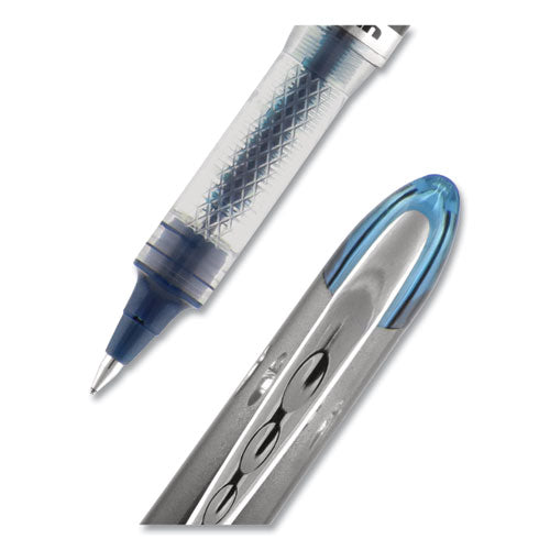 uni-ball® wholesale. UNIBALL Vision Elite Stick Roller Ball Pen, 0.5 Mm, Blue-black Ink, Black-blue Barrel. HSD Wholesale: Janitorial Supplies, Breakroom Supplies, Office Supplies.