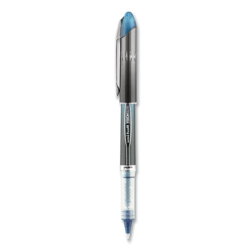 uni-ball® wholesale. UNIBALL Vision Elite Stick Roller Ball Pen, 0.5 Mm, Blue-black Ink, Black-blue Barrel. HSD Wholesale: Janitorial Supplies, Breakroom Supplies, Office Supplies.