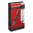 uni-ball® wholesale. UNIBALL Vision Elite Stick Roller Ball Pen, Super-fine 0.5 Mm, Blue Ink, Blue Barrel. HSD Wholesale: Janitorial Supplies, Breakroom Supplies, Office Supplies.
