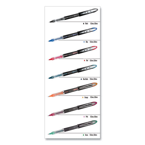 uni-ball® wholesale. UNIBALL Vision Elite Stick Roller Ball Pen, Bold 0.8 Mm, Red Ink, White-red Barrel. HSD Wholesale: Janitorial Supplies, Breakroom Supplies, Office Supplies.