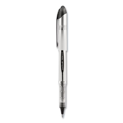 uni-ball® wholesale. UNIBALL Vision Elite Stick Roller Ball Pen, Bold 0.8 Mm, Blue Ink, White-blue Barrel. HSD Wholesale: Janitorial Supplies, Breakroom Supplies, Office Supplies.