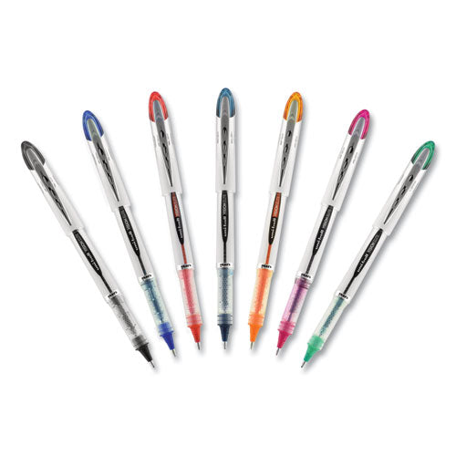 uni-ball® wholesale. UNIBALL Vision Elite Stick Roller Ball Pen, Bold 0.8 Mm, Blue Ink, White-blue Barrel. HSD Wholesale: Janitorial Supplies, Breakroom Supplies, Office Supplies.