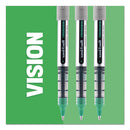 uni-ball® wholesale. UNIBALL Vision Roller Ball Pen, Bold 1 Mm, Black Ink, Black Barrel, Dozen. HSD Wholesale: Janitorial Supplies, Breakroom Supplies, Office Supplies.