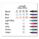 uni-ball® wholesale. UNIBALL Vision Roller Ball Pen, Bold 1 Mm, Blue Ink, Black-blue Barrel, Dozen. HSD Wholesale: Janitorial Supplies, Breakroom Supplies, Office Supplies.