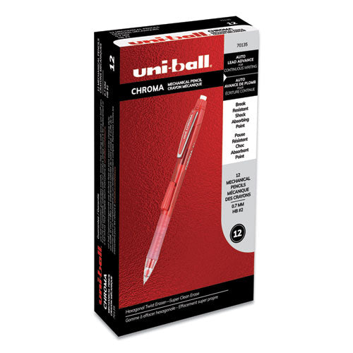 uni-ball® wholesale. UNIBALL Chroma Mechanical Pencil, 0.7 Mm, Hb (