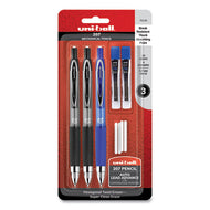 uni-ball® wholesale. UNIBALL 207 Mechanical Pencil With Lead And Eraser Refills, 0.7 Mm, Hb (#2), Black Lead, Assorted Barrel Colors, 3-set. HSD Wholesale: Janitorial Supplies, Breakroom Supplies, Office Supplies.