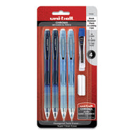 uni-ball® wholesale. UNIBALL Chroma Mechanical Pencil Woth Leasd And Eraser Refills, 0.7 Mm, Hb (#2), Black Lead, Assorted Barrel Colors, 4-set. HSD Wholesale: Janitorial Supplies, Breakroom Supplies, Office Supplies.