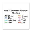 uni-ball® wholesale. UNIBALL Jetstream Elements Ballpoint Pen, Medium 1 Mm, Assorted Ink-barrel, 12-pack. HSD Wholesale: Janitorial Supplies, Breakroom Supplies, Office Supplies.