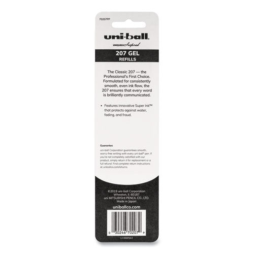 uni-ball® wholesale. UNIBALL Refill For Signo Gel 207 Pens, Medium Point, 0.7 Mm, Black Ink, 2-pack. HSD Wholesale: Janitorial Supplies, Breakroom Supplies, Office Supplies.