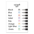 uni-ball® wholesale. UNIBALL Signo 207 Retractable Gel Pen, 0.7 Mm, Purple Ink, Smoke-black-purple Barrel, Dozen. HSD Wholesale: Janitorial Supplies, Breakroom Supplies, Office Supplies.