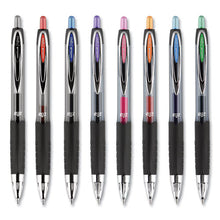 Load image into Gallery viewer, uni-ball® wholesale. UNIBALL Signo 207 Retractable Gel Pen, 0.7 Mm, Purple Ink, Smoke-black-purple Barrel, Dozen. HSD Wholesale: Janitorial Supplies, Breakroom Supplies, Office Supplies.