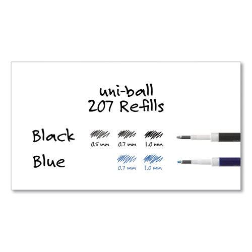 uni-ball® wholesale. UNIBALL Refill For Signo Gel 207 Pens, Medium Point, Blue Ink, 2-pack. HSD Wholesale: Janitorial Supplies, Breakroom Supplies, Office Supplies.