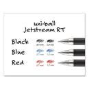 uni-ball® wholesale. UNIBALL Jetstream Retractable Ballpoint Pen, Bold 1 Mm, Black Ink, Black Barrel. HSD Wholesale: Janitorial Supplies, Breakroom Supplies, Office Supplies.