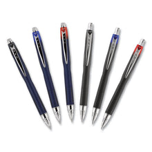 Load image into Gallery viewer, uni-ball® wholesale. UNIBALL Jetstream Retractable Ballpoint Pen, Bold 1 Mm, Blue Ink, Black Barrel. HSD Wholesale: Janitorial Supplies, Breakroom Supplies, Office Supplies.