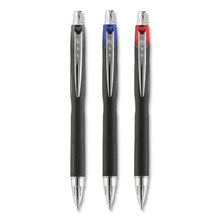 Load image into Gallery viewer, uni-ball® wholesale. UNIBALL Jetstream Retractable Ballpoint Pen, Bold 1 Mm, Blue Ink, Black Barrel. HSD Wholesale: Janitorial Supplies, Breakroom Supplies, Office Supplies.