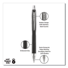 Load image into Gallery viewer, uni-ball® wholesale. UNIBALL Jetstream Retractable Ballpoint Pen, Bold 1 Mm, Red Ink, Black Barrel. HSD Wholesale: Janitorial Supplies, Breakroom Supplies, Office Supplies.